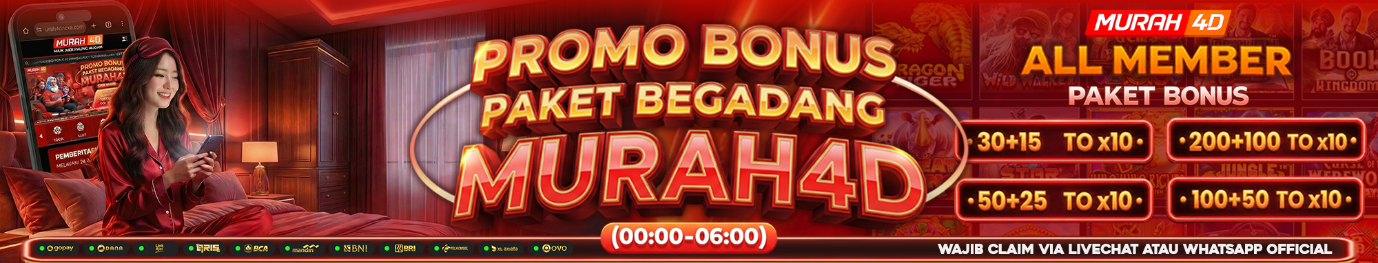 BONUS SPESIAL KEMERDEKAAN DEPOSIT 20K + 20K